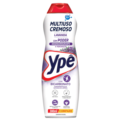 Limpador multiuso cremoso lavanda com bicarbonato Ypê