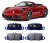 PASTILHA FREIO SUPERPREMIUM NANOCERÂMICA TRAS PORSCHE 911 – 2011/2020..., CAYENNE – 2010/2019, PANAMERA 2009/2023...