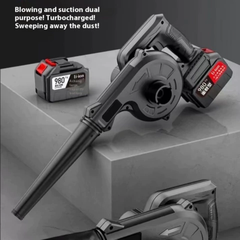 Soprador e aspiração para coleta de pó, a bateria de lítio para uso industrial e doméstico pequeno, com carregamento,