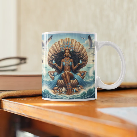 Caneca Orixá Iemajá - Arte e Cultura de Umbanda e Candomblé - comprar online