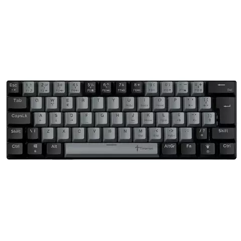 Teclado Mecânico Gamer Cinza 60% Hot Swap Switch Brow Red Marrom Vermelho ABNT2 - comprar online