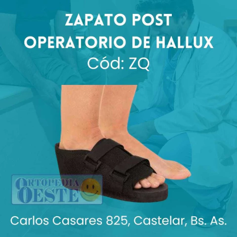 Zapato post operatorio de hallux - comprar online