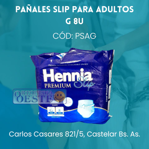 Pañales slip descartables para adultos