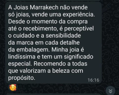 Depoimento de Joias Marrakech