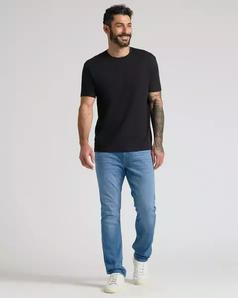 Remera negra algodon peinado premium - comprar online