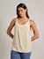 Regata Cavada Viscotricot Amarelo - comprar online
