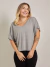Blusa Decote V Viscotricot - comprar online