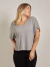 Blusa Decote V Viscotricot - Nina Basics