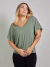 Blusa Decote V Viscotricot - comprar online