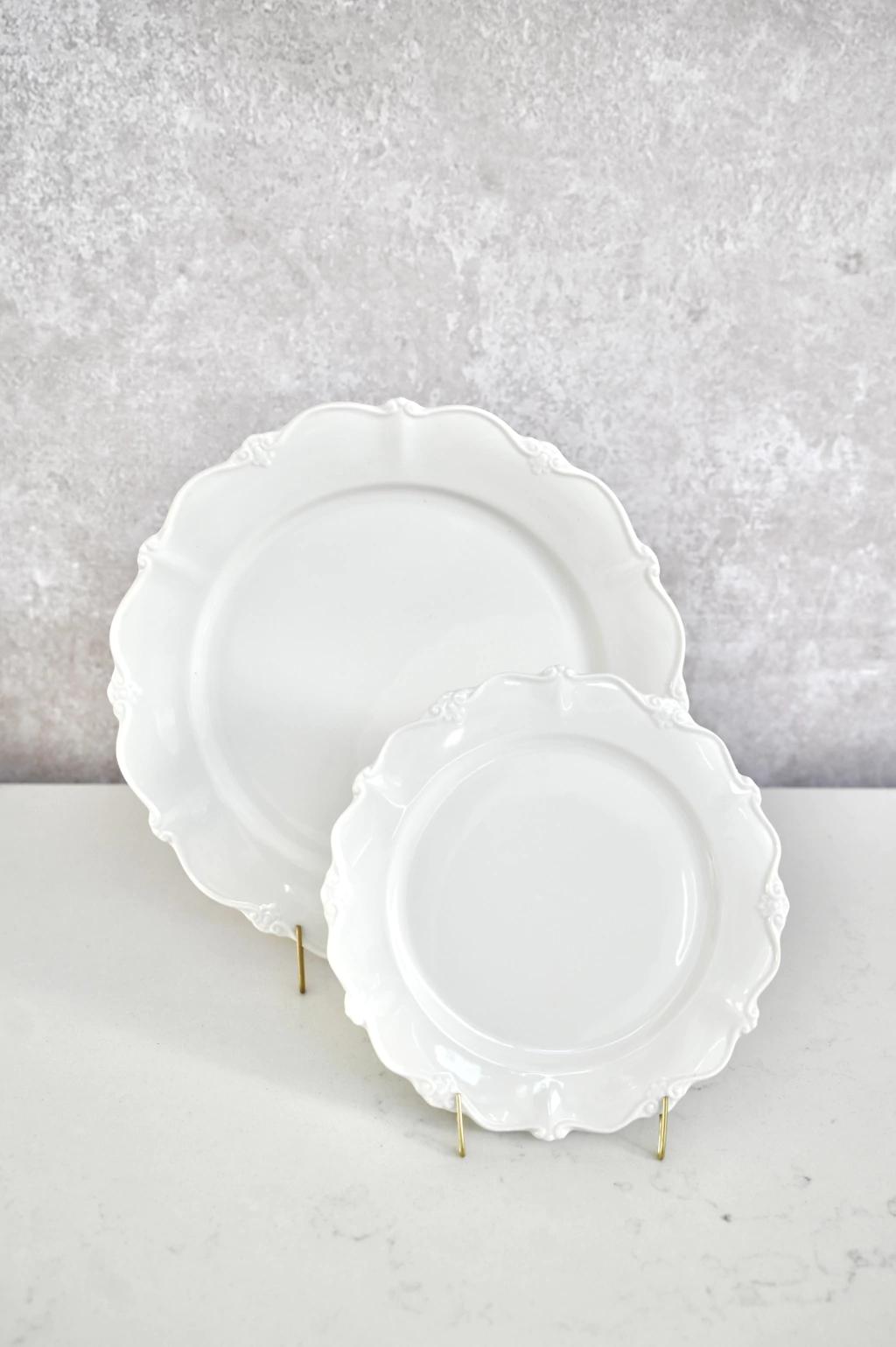 Set de Platos Coimbra Blanco - x2 -