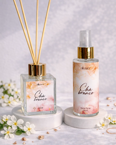 Duo Aromatizador + Home Spray - Chá Branco - comprar online