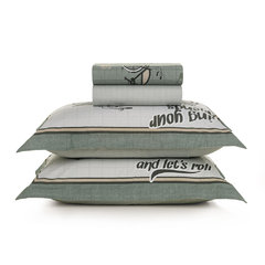 Jogo de Cama Casal Infantil 200 Fios Karsten Bike 4 pçs