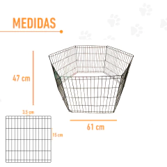 Corral de alambre de 6 paneles. en internet