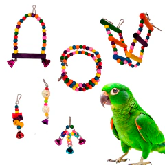 Set juguetes para aves