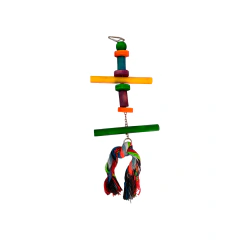 Juguete para aves - Hamaca con soga.