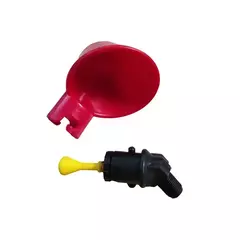 Imagen de Pico bebedero automático para aves. Por contacto