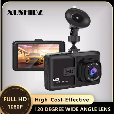 Gravador de Vídeo Veícular, Gravação Loop, DVR Veículo Automóvel, Câmera Dash.