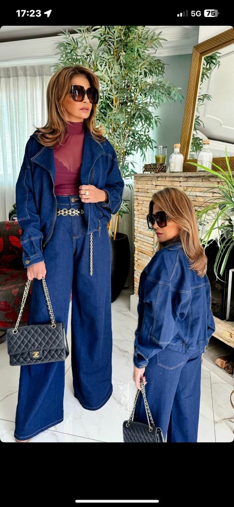 Calça pantalona Natália