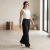 Pantalón Tipo Palazzo de Algodón Lycra y Darlon Termico