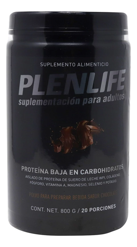 Suplemento Plenlife Para Adultos Sabor Chocolate 800 G