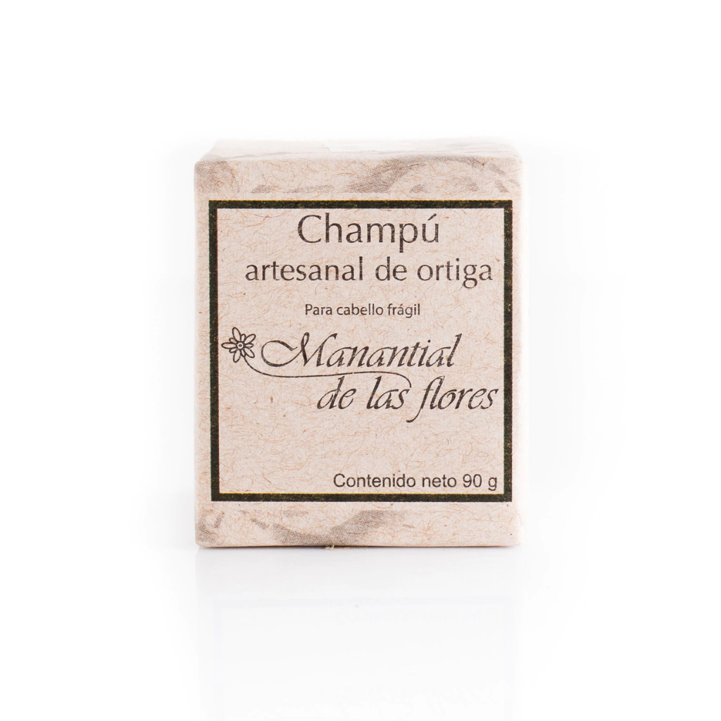 Champú artesanal ortiga en barra