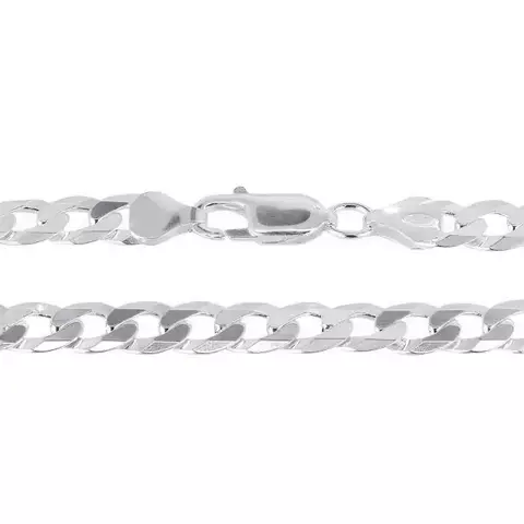 Pulseira Groumet 3 mm Prata 925