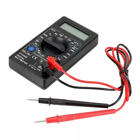 Lcd faixa automática voltímetro digital multímetro ohmímetro volt tester ins