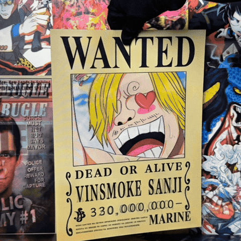 ONE PIECE WANTED 002 POSTER 3D