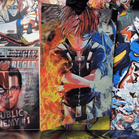 MY HERO ACADEMIA 001 POSTER 3D