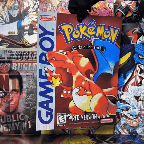 POKEMON GAMEBOY POSTER 3D