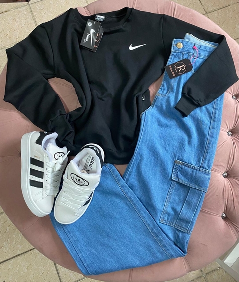 Blusa manga longa flanelada