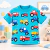 Camiseta Infantil Azul 100% Algodão Estampa Trator - comprar online