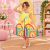 Vestido Infantil Amarelo – Estampado