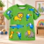 Camiseta Infantil verde 100% Algodão - Estampa Selva - comprar online