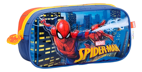 Cartuchera Portalapiz Marvel Spiderman City 1 Cierre Wabro
