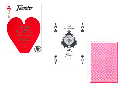 Mazo De Cartas Naipes Poker Fournier Standard 100% Plastico