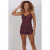 Short Doll Liganete Monara Tucha Lingerie - Vinho - Tucha Lingerie