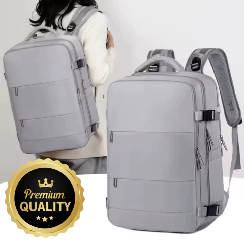 Mochila Executiva FERUN Premium Unissex – Grande Capacidade, Compartimento para Notebook e Sapatos (30x20x45cm) - comprar online