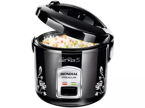 FastRice™ Pro – Panela de Arroz Elétrica Mondial 220V | Arroz Perfeito em Metade do Tempo
