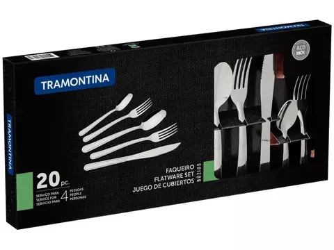 ElegantSet™ – Faqueiro Tramontina Inox 20 Peças | Sofisticação e Durabilidade na Sua Mesa