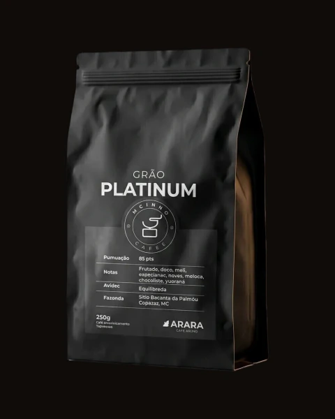 Grão Platinum - Moído, 250 g - 100 Arábico