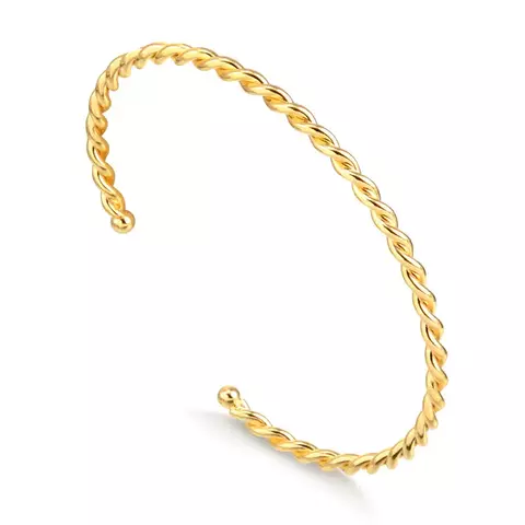 PULSEIRA BRACELETE TORCIDO FINO