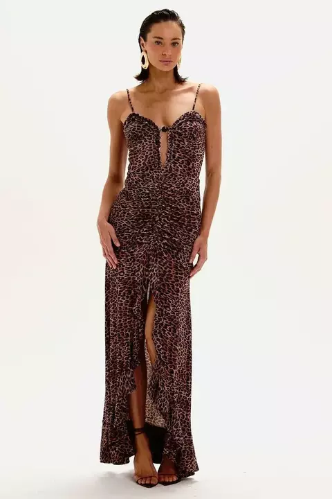 VESTIDO LONGO TEODORA ONÇA