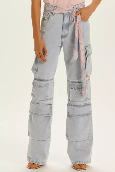 CALCA JEANS NEW MELISSA JEANS CLARO