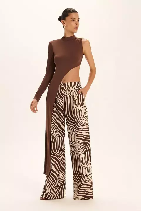 BLUSA ANNY MARROM COFFEE