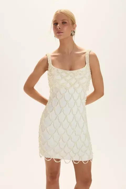 VESTIDO CURTO KELLY OFF WHITE