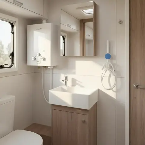 Calefón Kramm 6 Litros Gas Envasado Casa Rodante Motorhome