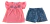 Conjunto Bebê Blusa Estampa Com Glitter E Shorts Marlan - comprar online