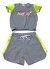 Conjunto Infantil Menina Blusa E Shorts Efeito Holográfico