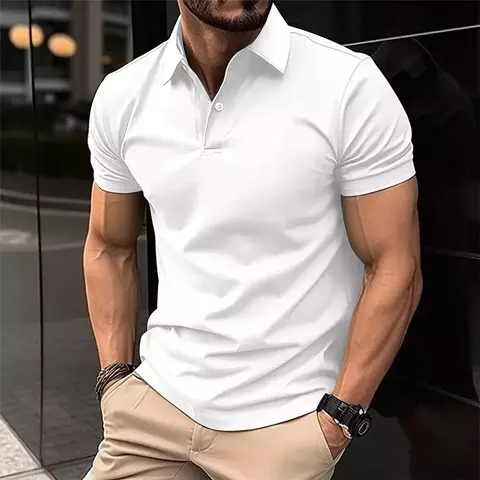Camisa Polo - Slim Fit - Gola algodão de seda